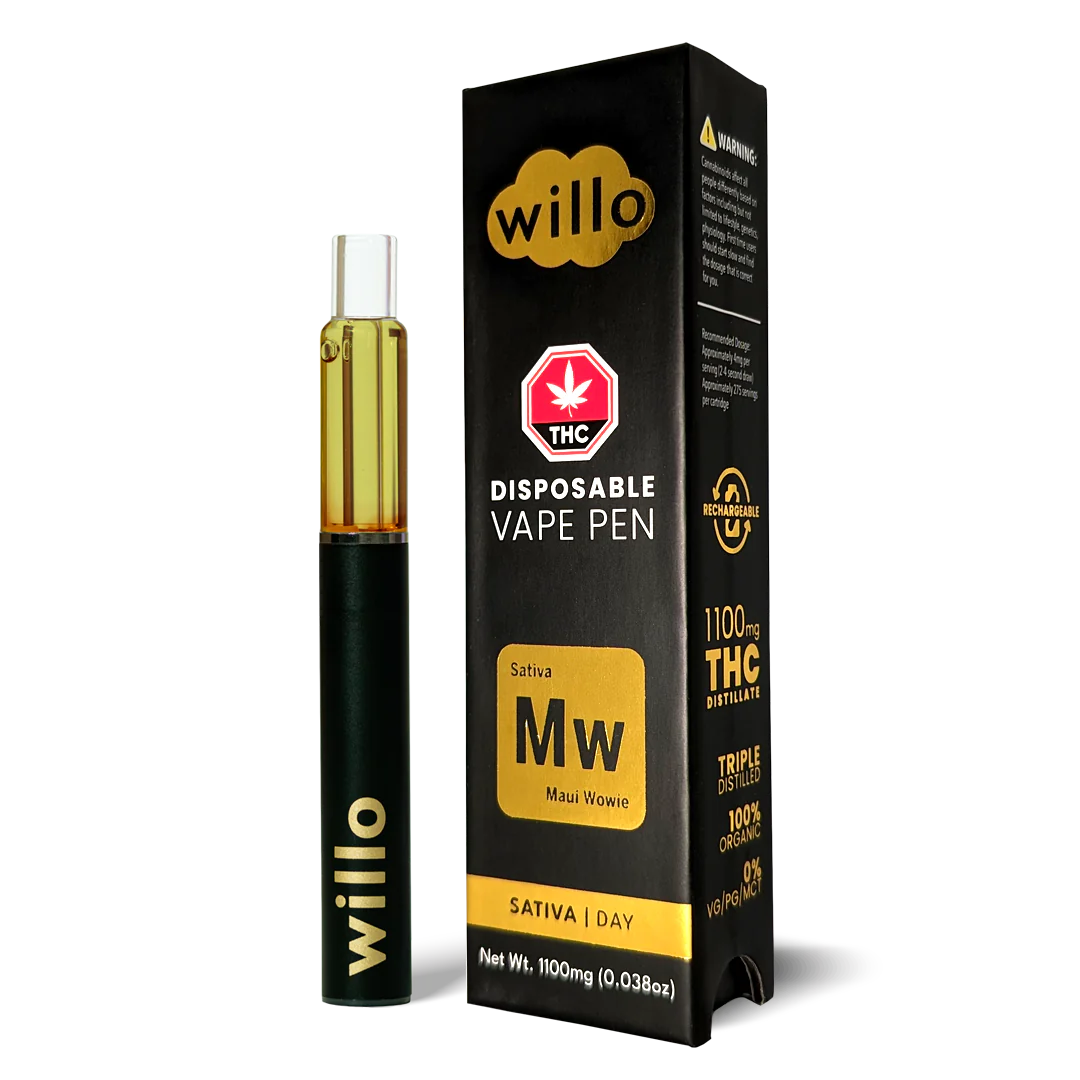 Willo-1ml-Maui-Wowie_1200x.webp 1100mg THC Disposable Vape Pen - Image 1